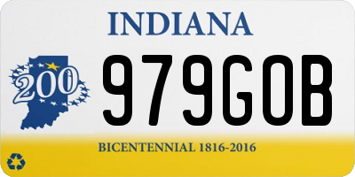 IN license plate 979GOB