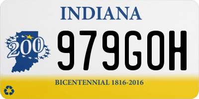 IN license plate 979GOH