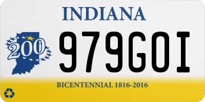IN license plate 979GOI