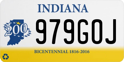 IN license plate 979GOJ