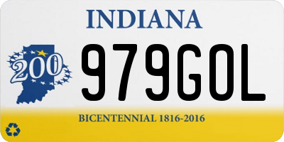 IN license plate 979GOL
