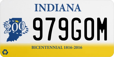 IN license plate 979GOM