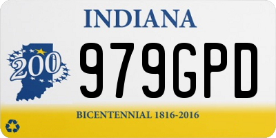IN license plate 979GPD