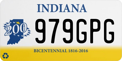 IN license plate 979GPG