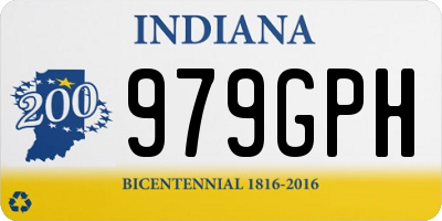 IN license plate 979GPH