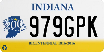 IN license plate 979GPK