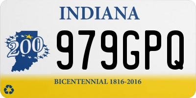 IN license plate 979GPQ