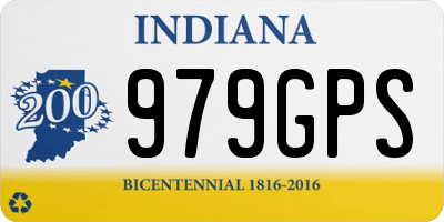 IN license plate 979GPS