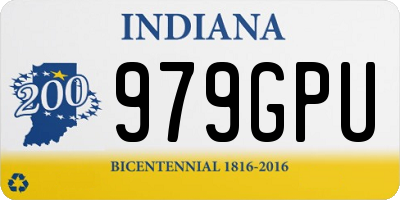 IN license plate 979GPU