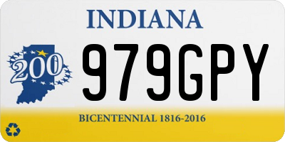 IN license plate 979GPY