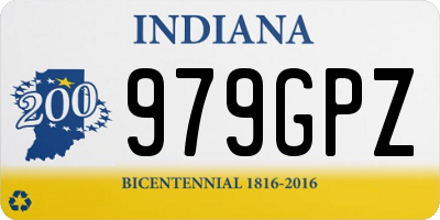 IN license plate 979GPZ