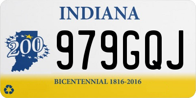 IN license plate 979GQJ