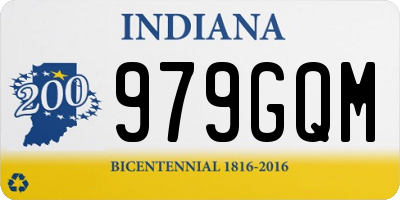 IN license plate 979GQM