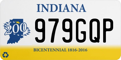 IN license plate 979GQP