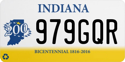 IN license plate 979GQR