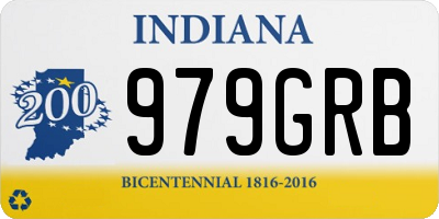 IN license plate 979GRB