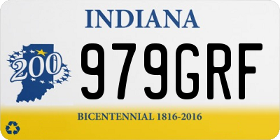 IN license plate 979GRF