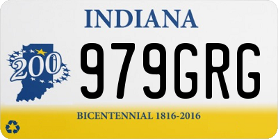 IN license plate 979GRG