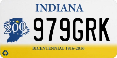 IN license plate 979GRK