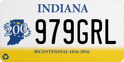 IN license plate 979GRL