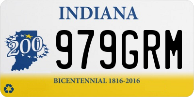IN license plate 979GRM