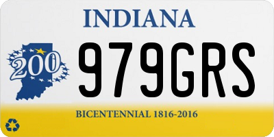 IN license plate 979GRS