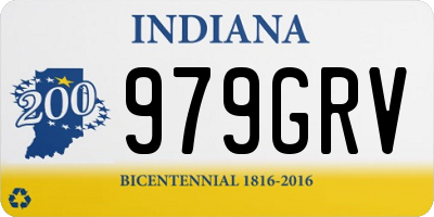IN license plate 979GRV