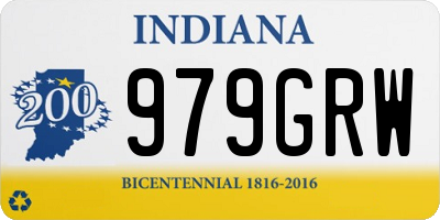 IN license plate 979GRW