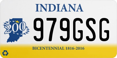 IN license plate 979GSG