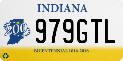 IN license plate 979GTL