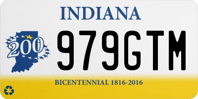 IN license plate 979GTM