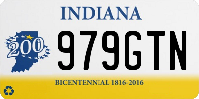 IN license plate 979GTN