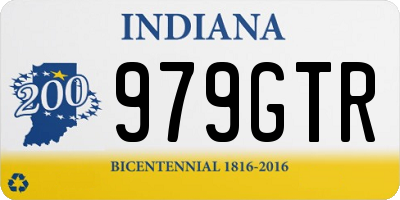 IN license plate 979GTR