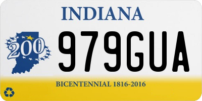 IN license plate 979GUA