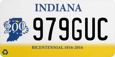 IN license plate 979GUC