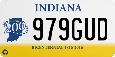 IN license plate 979GUD