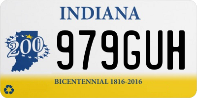 IN license plate 979GUH