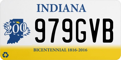 IN license plate 979GVB
