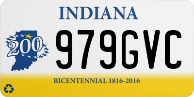 IN license plate 979GVC