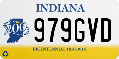 IN license plate 979GVD