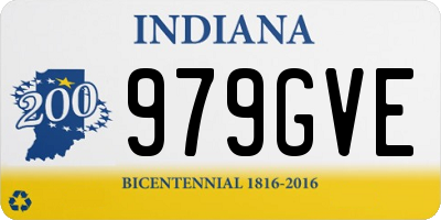 IN license plate 979GVE