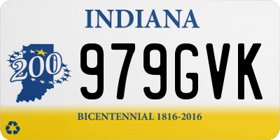 IN license plate 979GVK