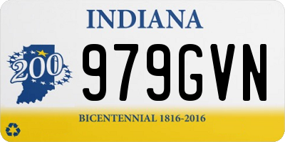 IN license plate 979GVN