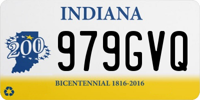 IN license plate 979GVQ