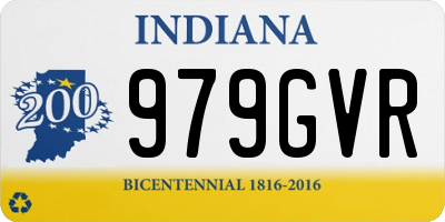 IN license plate 979GVR
