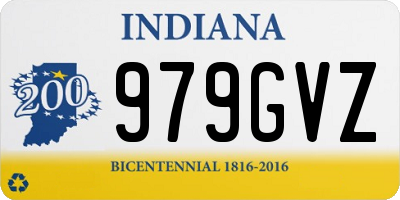 IN license plate 979GVZ