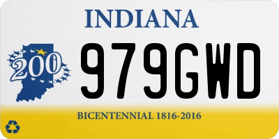 IN license plate 979GWD