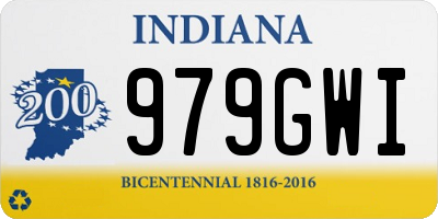IN license plate 979GWI