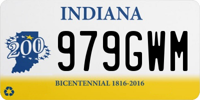 IN license plate 979GWM
