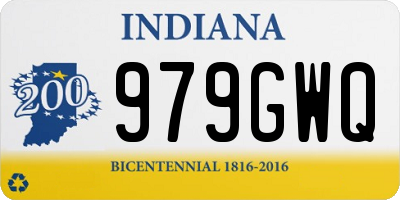 IN license plate 979GWQ